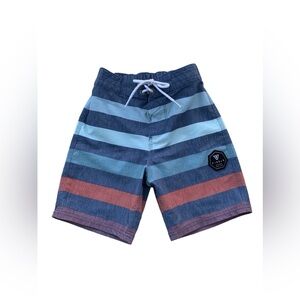 Vissla Boys Size 6 Parallels Ecolastic Board Shorts Swim Trunks
